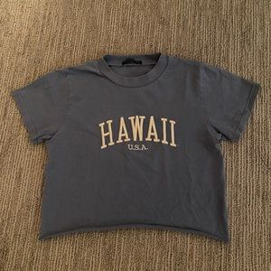 brandy melville hawaii crop top